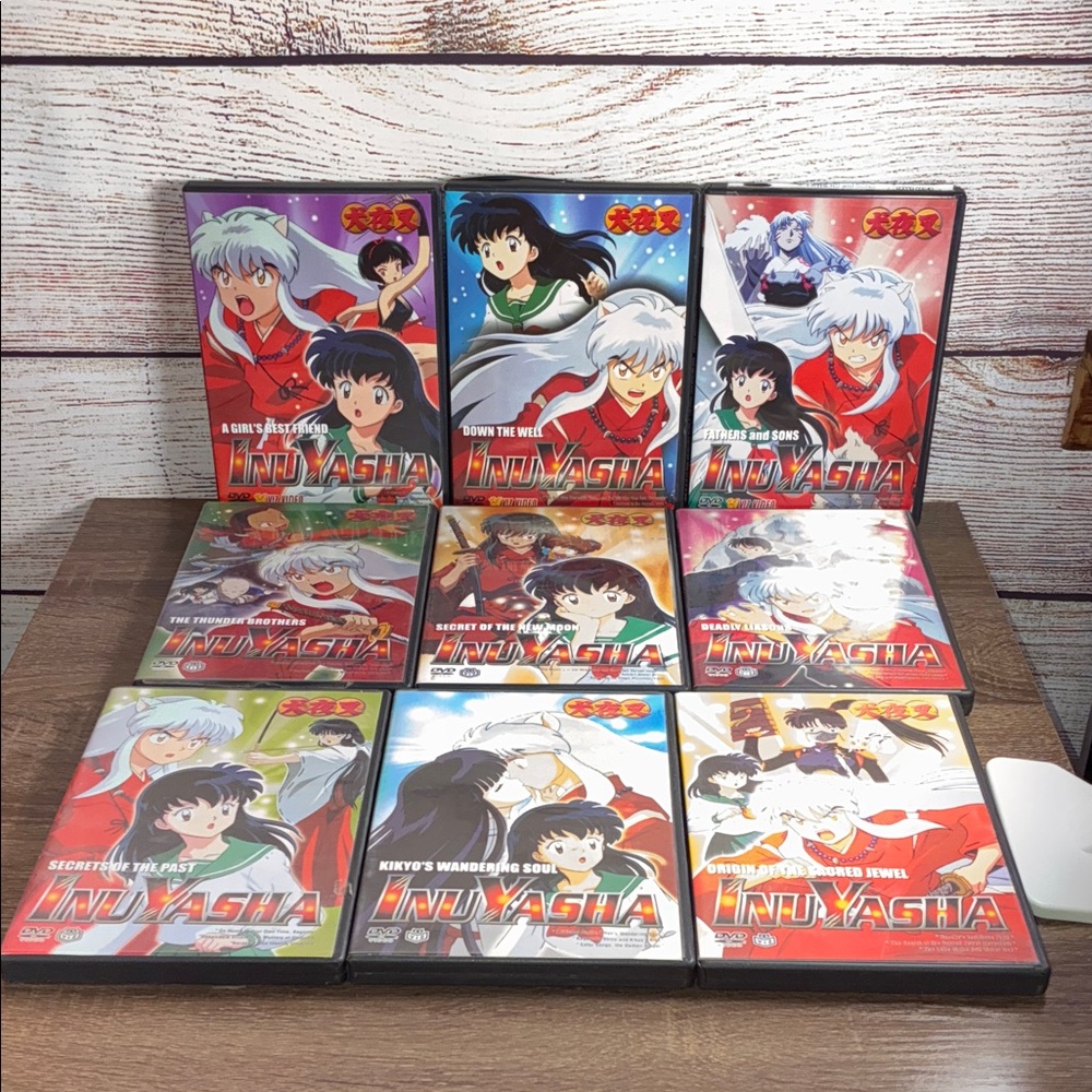 InuYasha DVD Collection 1-9 Pre Owned